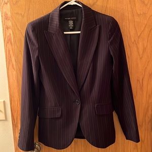 Black  pinstripe blazer size 4